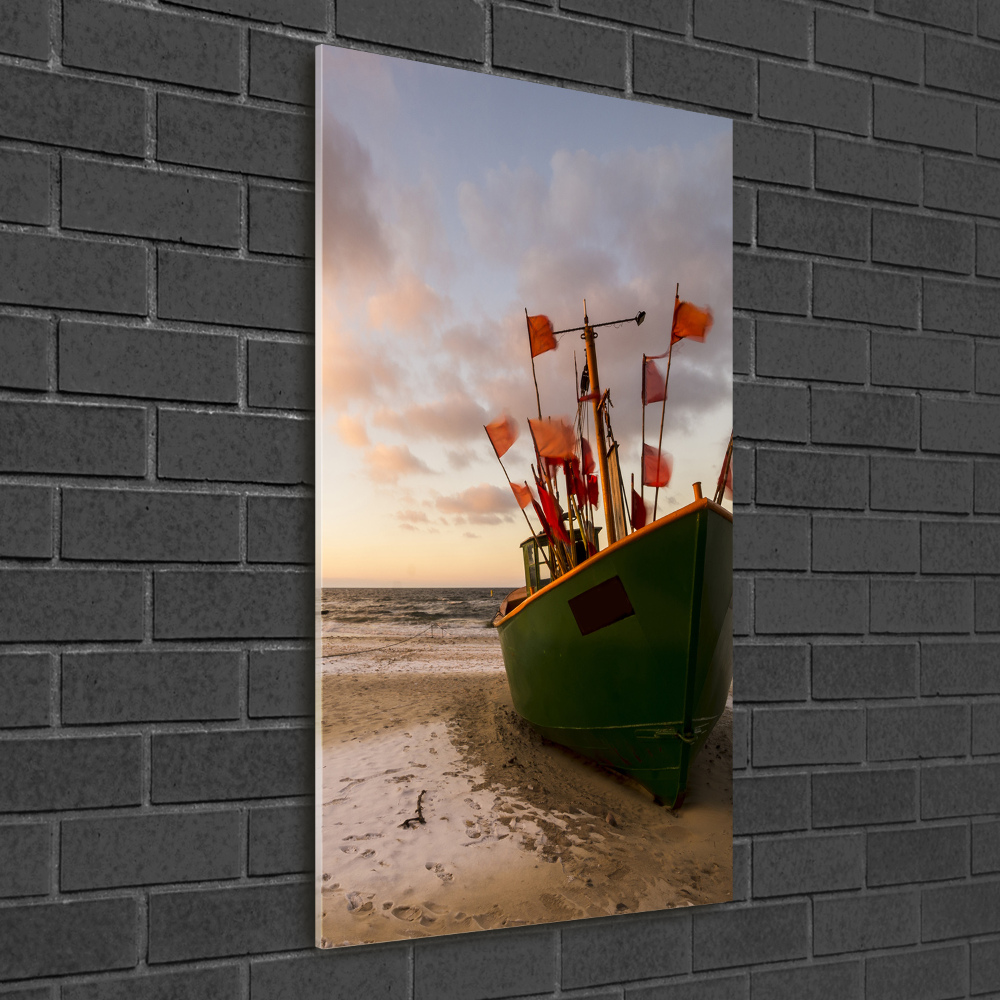 Tableau photo sur verre Bateau de pêche