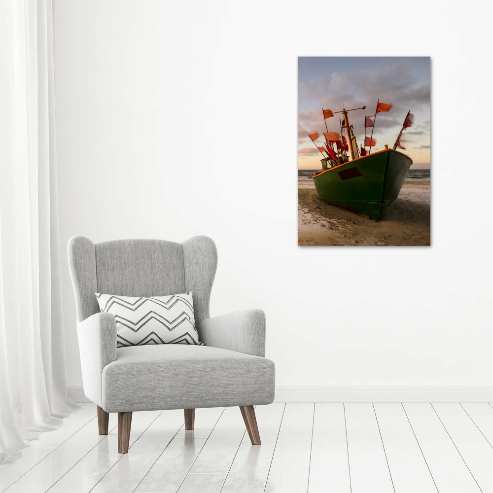 Tableau photo sur verre Bateau de pêche