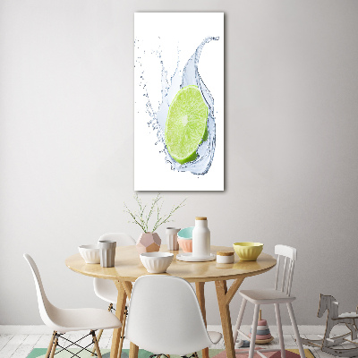 Tableau sur verre Citron vert