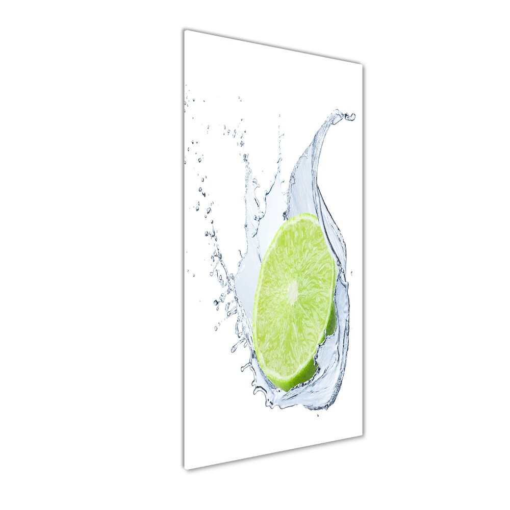 Tableau sur verre Citron vert