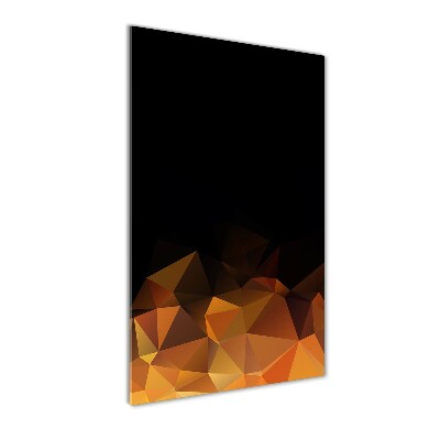 Tableau sur verre Motif abstrait en forme de triangle