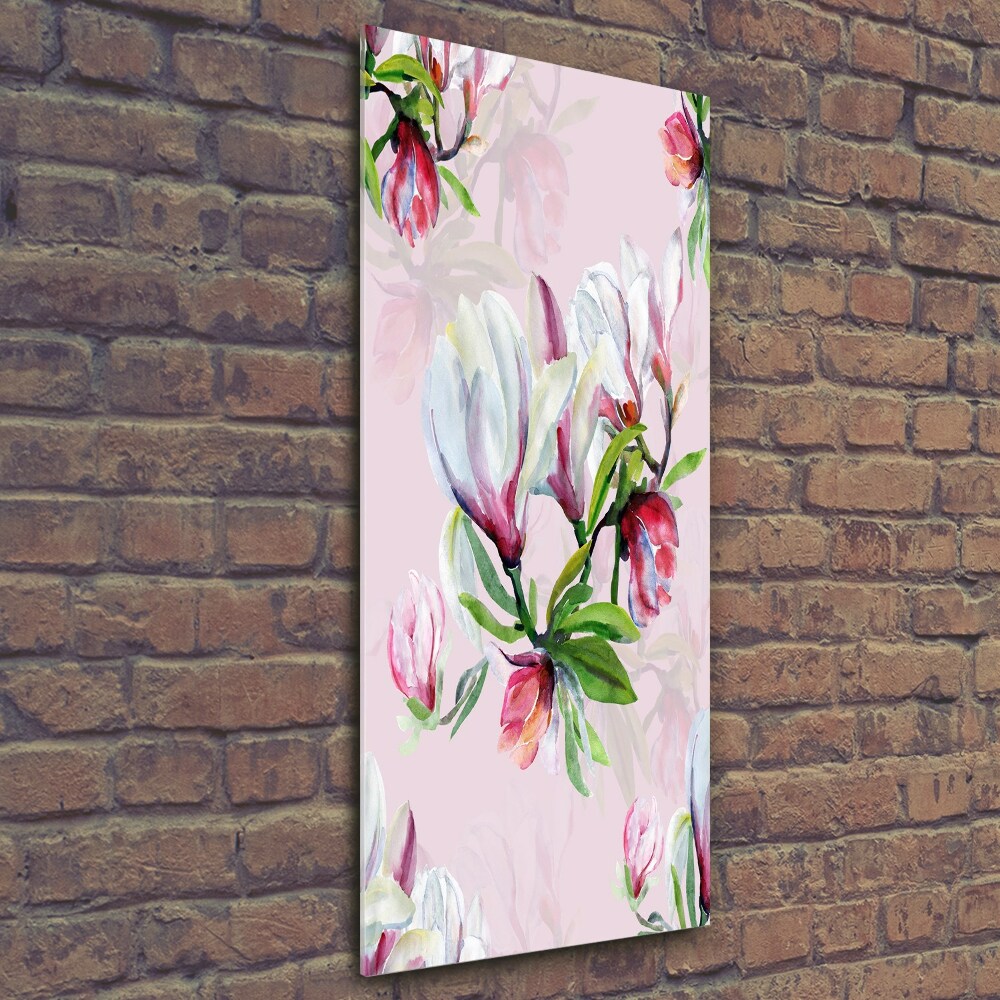 Tableau en verre Magnolia