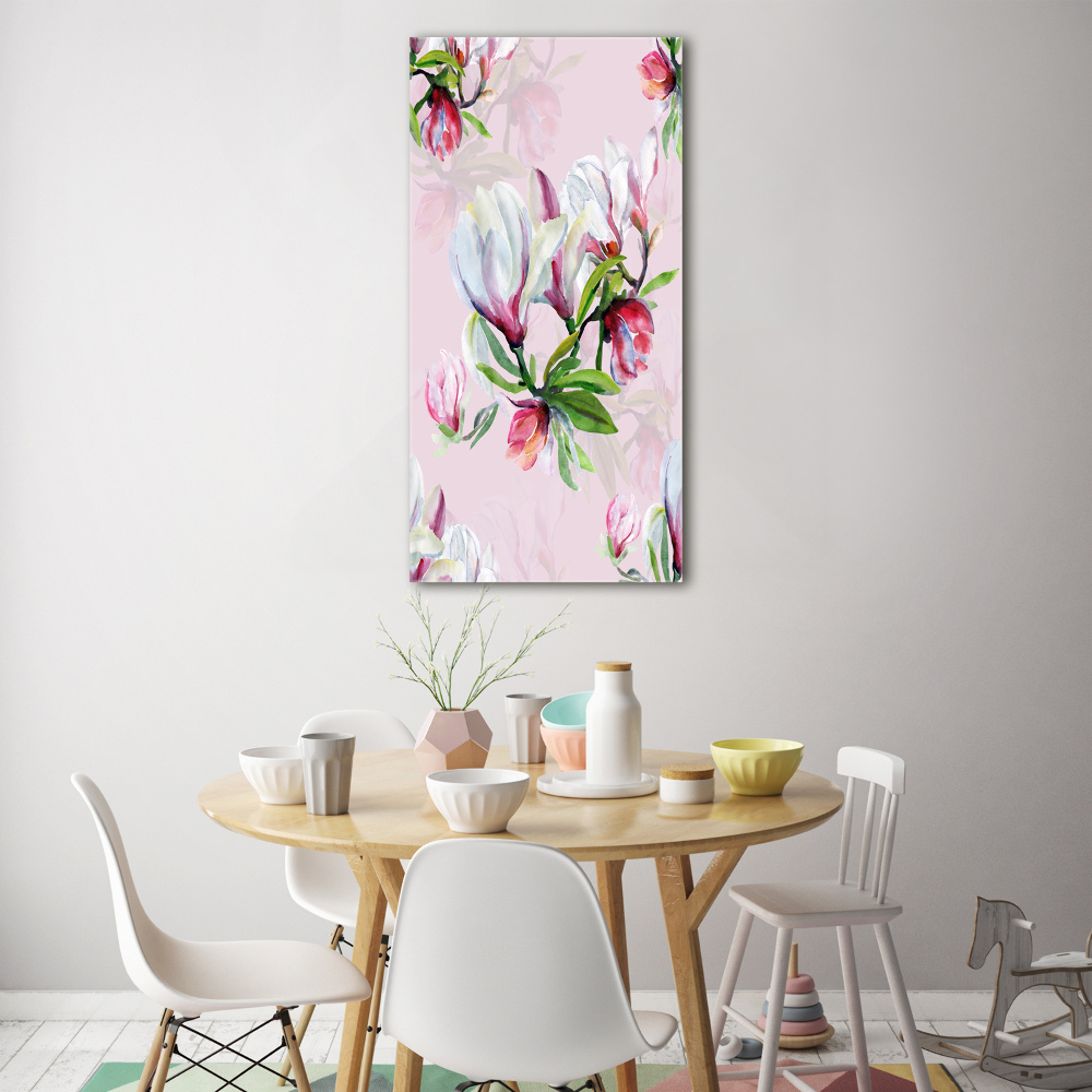 Tableau en verre Magnolia