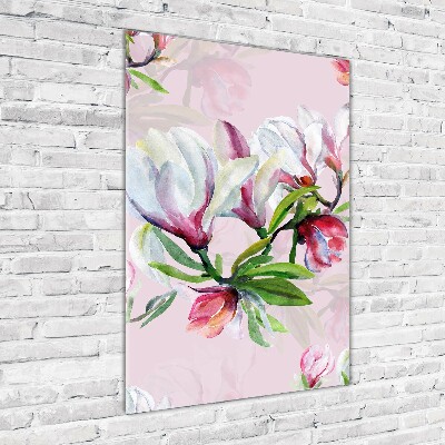 Tableau en verre Magnolia