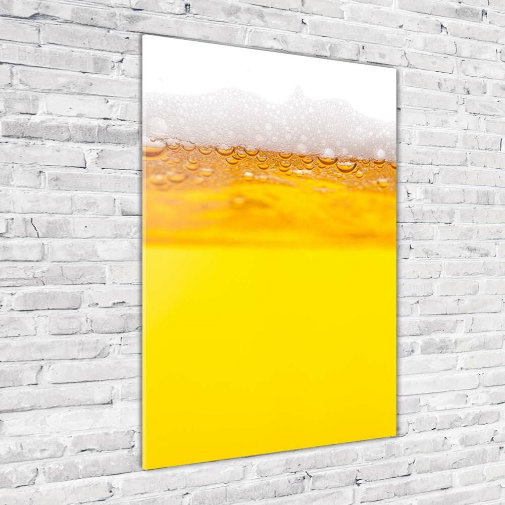 Tableau sur verre Bière