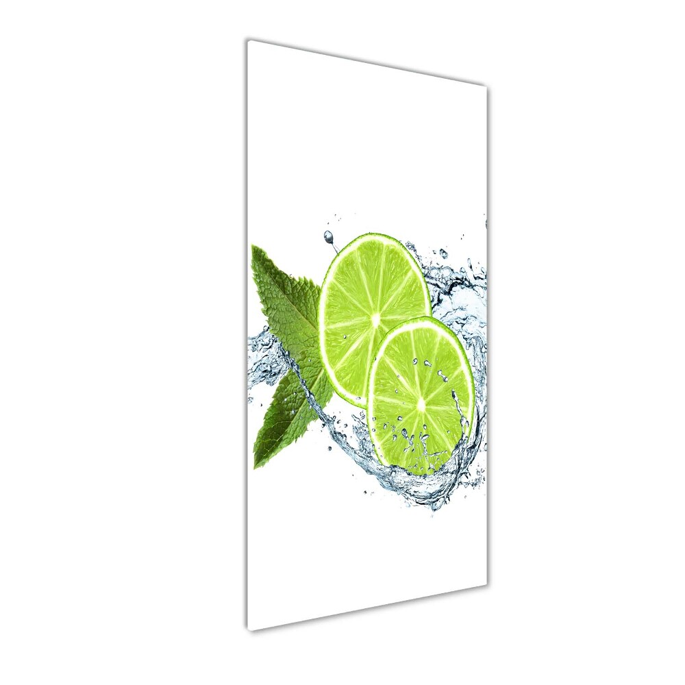 Tableau sur verre Citrons verts