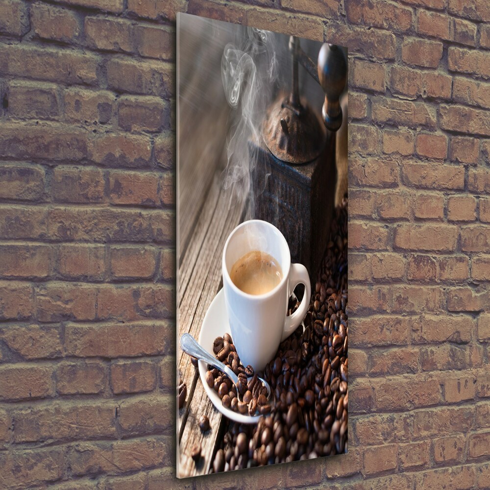 Tableau sur verre Tasse de café