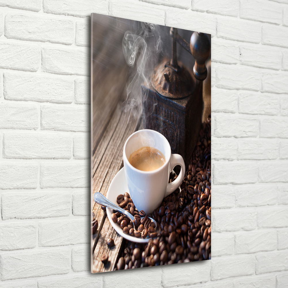 Tableau sur verre Tasse de café