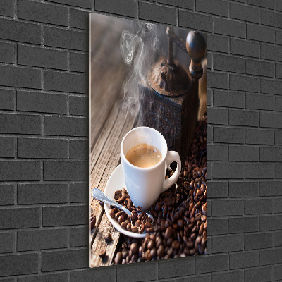 Tableau sur verre Tasse de café