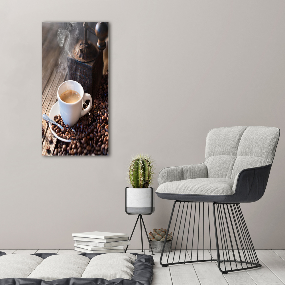 Tableau sur verre Tasse de café