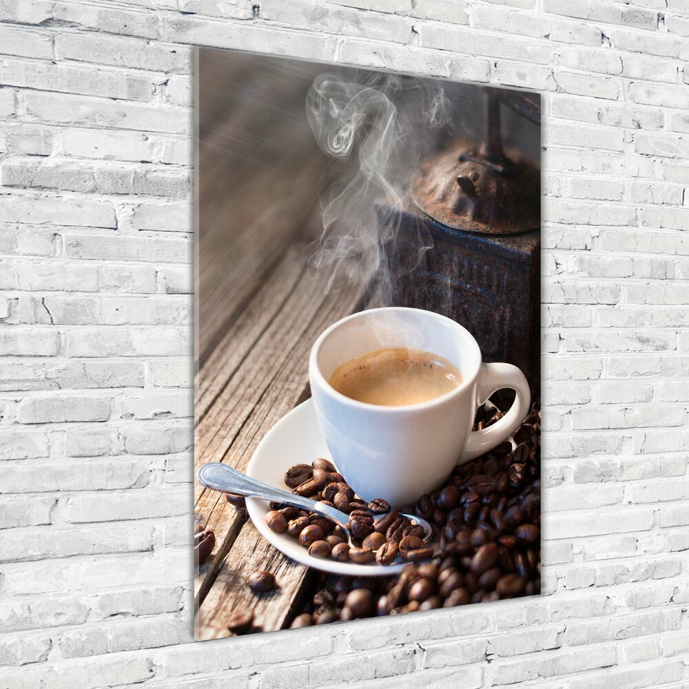 Tableau sur verre Tasse de café