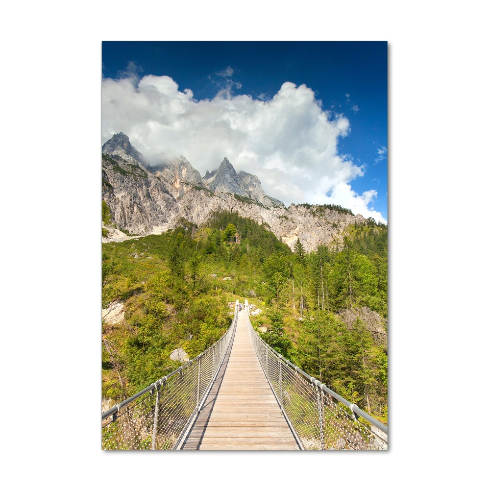 Tableau imprimé sur verre Pont suspendu