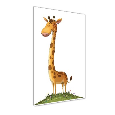 Tableau en verre Girafe