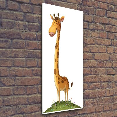 Tableau en verre Girafe