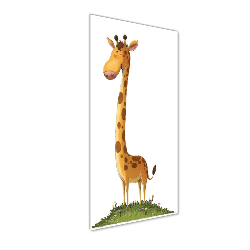 Tableau en verre Girafe