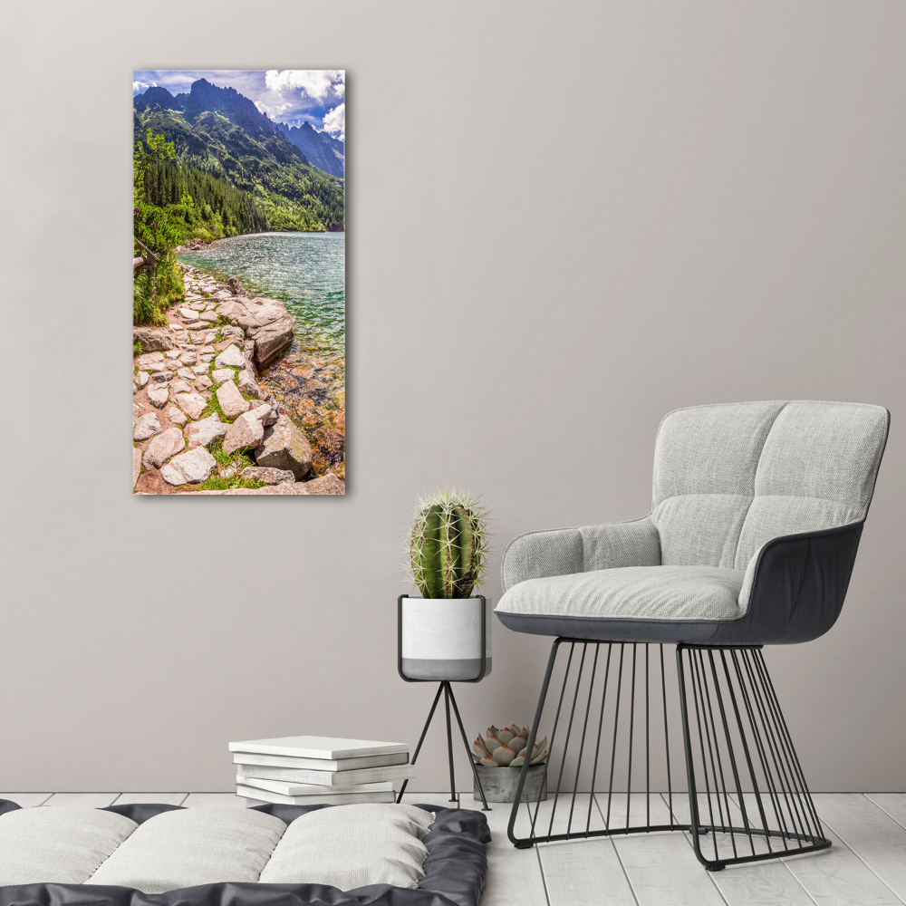 Tableau photo sur verre Morskie Oko Tatry