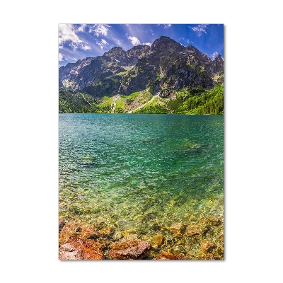 Tableau photo sur verre Morskie Oko Tatry