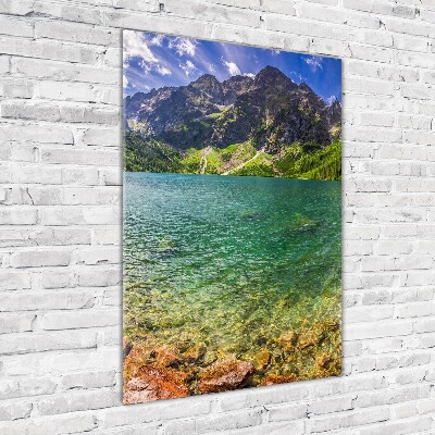 Tableau photo sur verre Morskie Oko Tatry