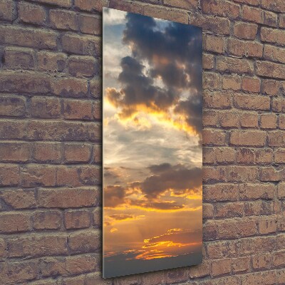 Tableau imprimé sur verre Ciel au coucher du soleil