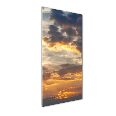 Tableau imprimé sur verre Ciel au coucher du soleil