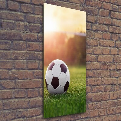 Tableau photo sur verre Football