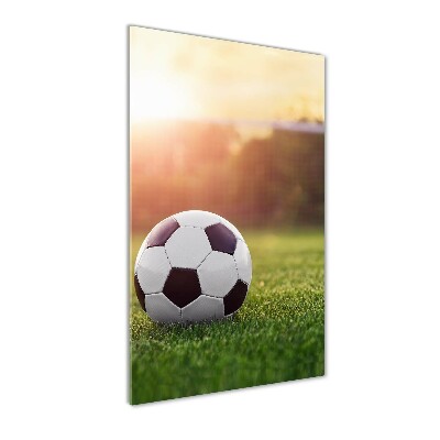 Tableau photo sur verre Football