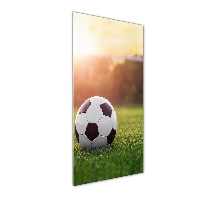 Tableau photo sur verre Football