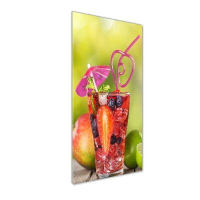 Tableau imprimé sur verre Cocktail de fruits