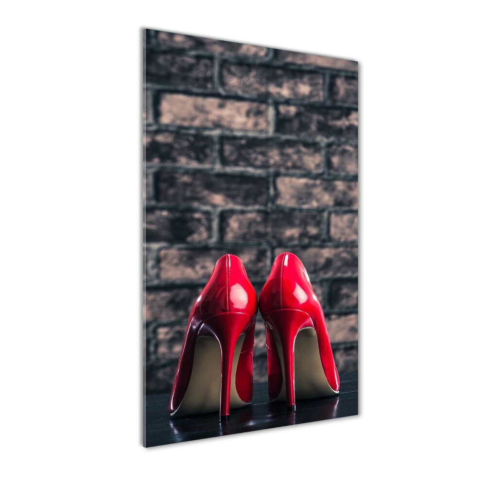 Tableau photo sur verre Talons aiguilles rouges