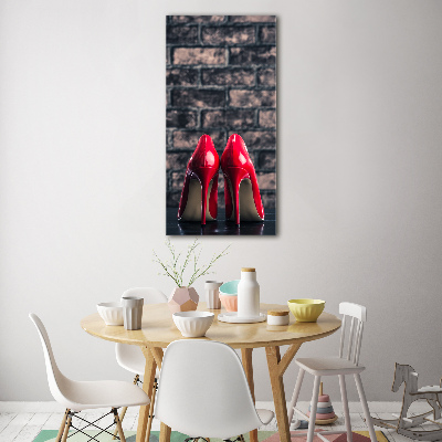 Tableau photo sur verre Talons aiguilles rouges