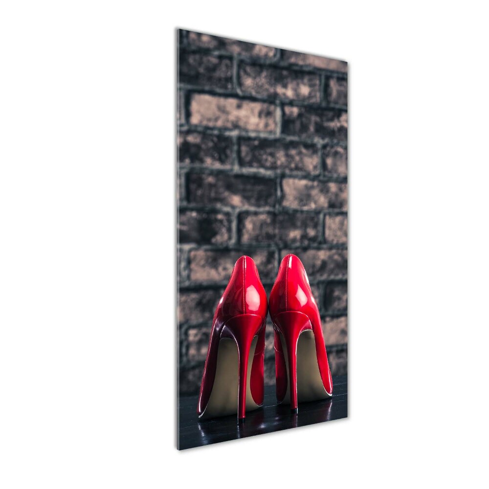 Tableau photo sur verre Talons aiguilles rouges