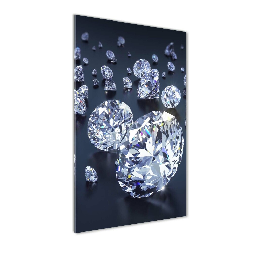 Tableau imprimé sur verre Diamants