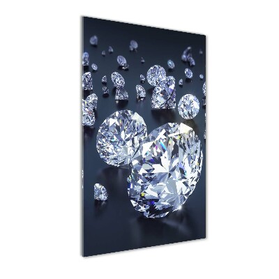 Tableau imprimé sur verre Diamants