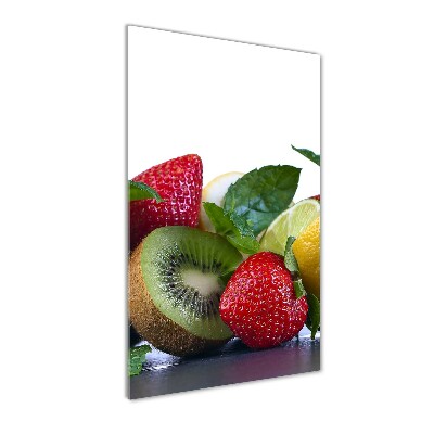 Tableau en verre Fruits sains