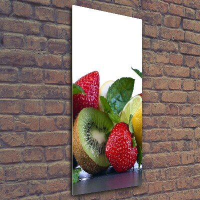 Tableau en verre Fruits sains