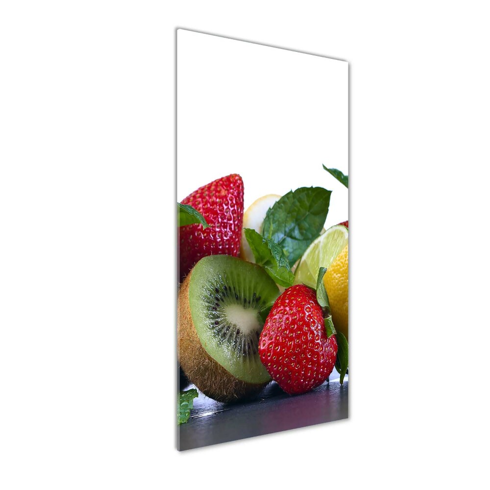 Tableau en verre Fruits sains