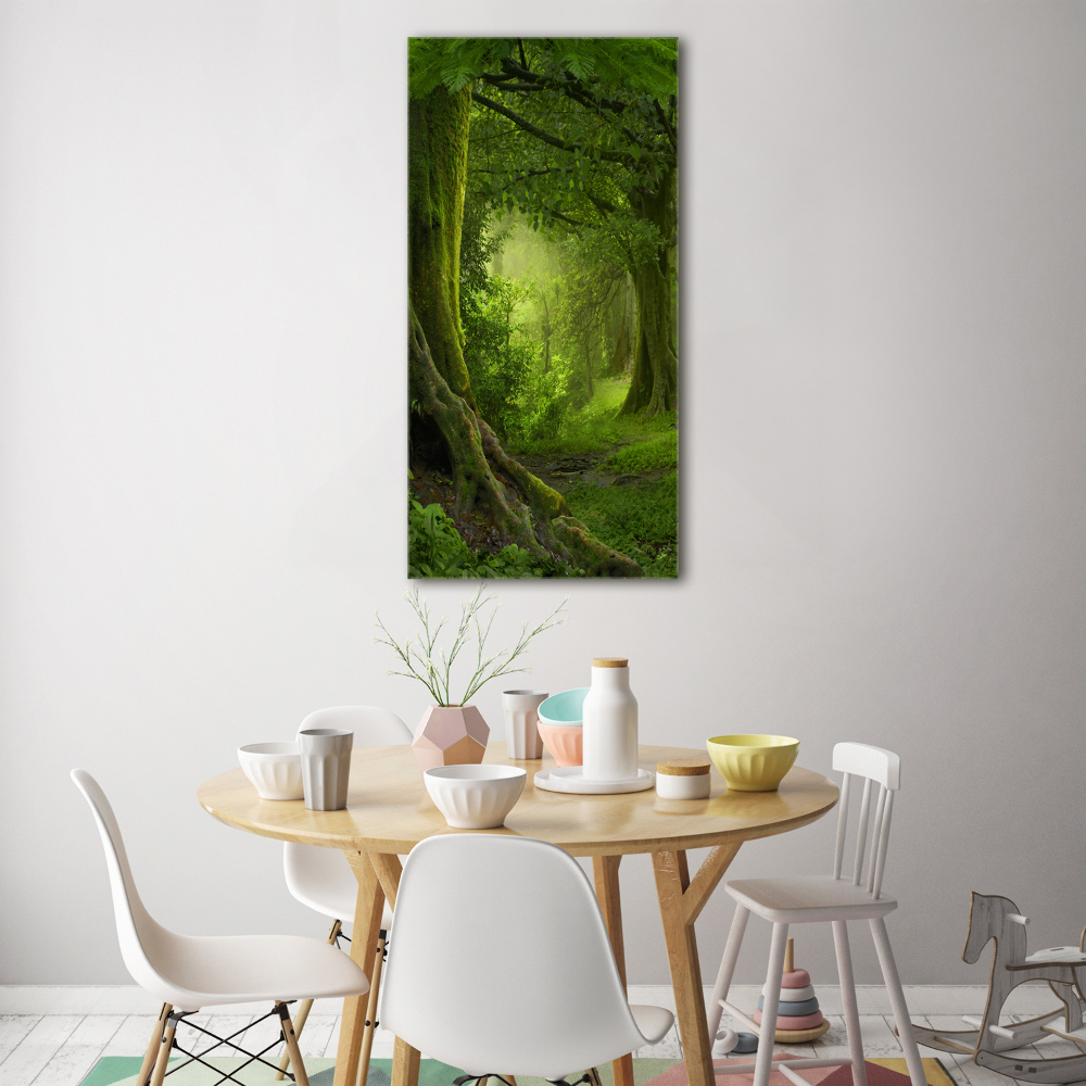 Tableau photo sur verre Jungle tropicale