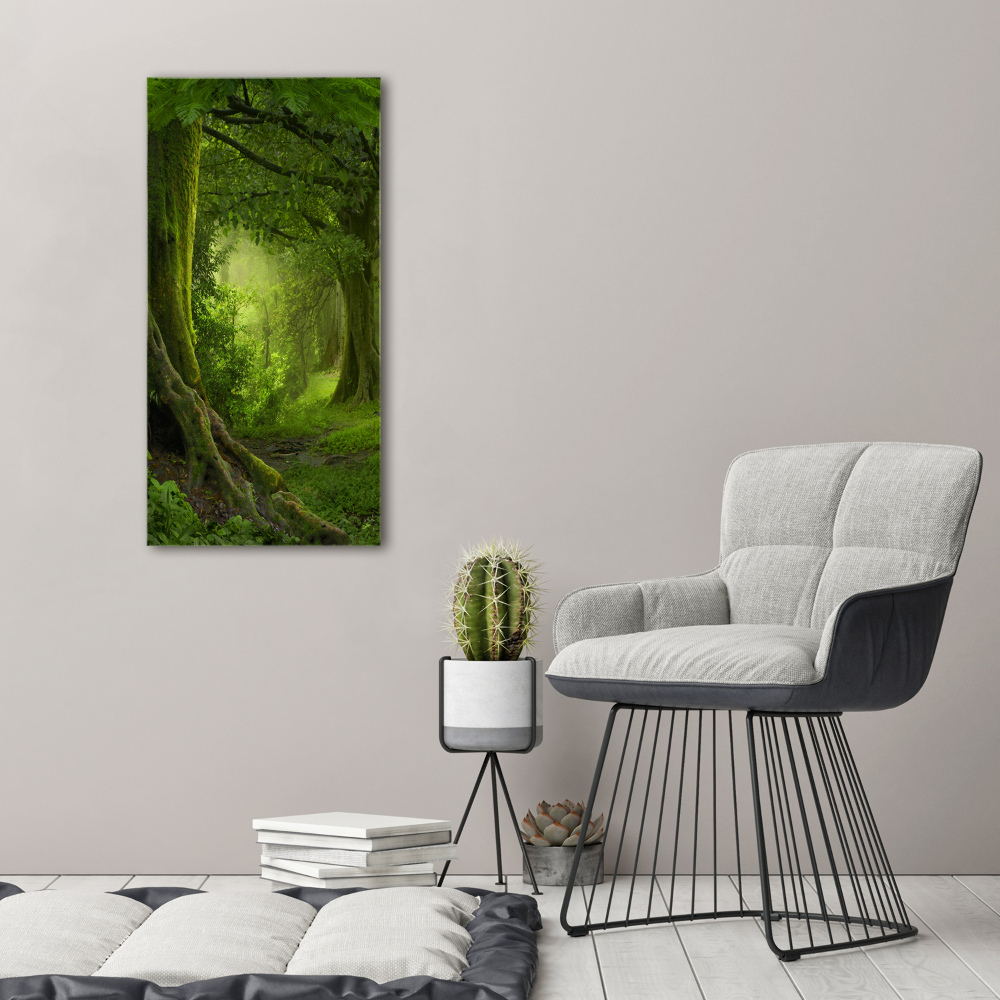 Tableau photo sur verre Jungle tropicale