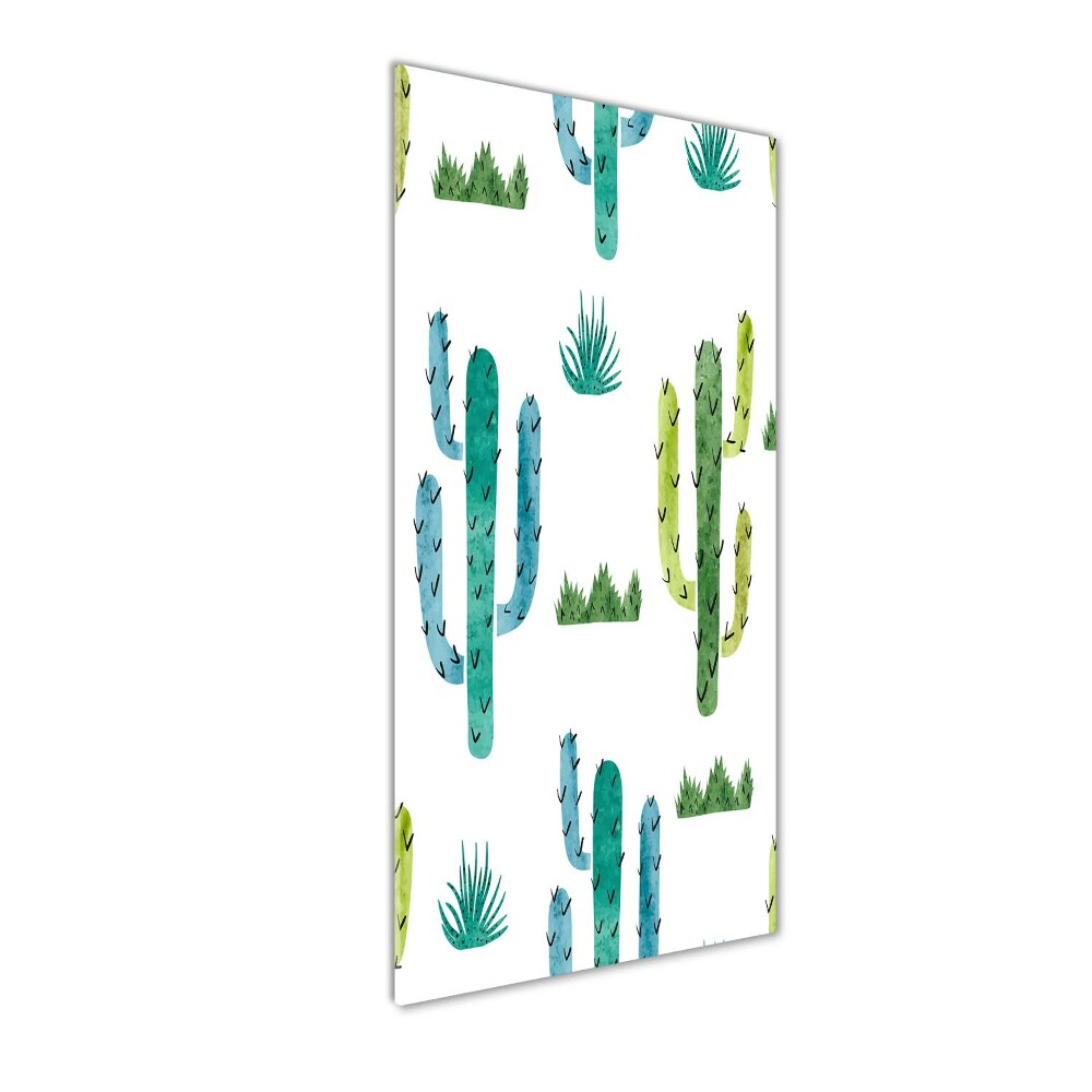 Tableau en verre Cactus