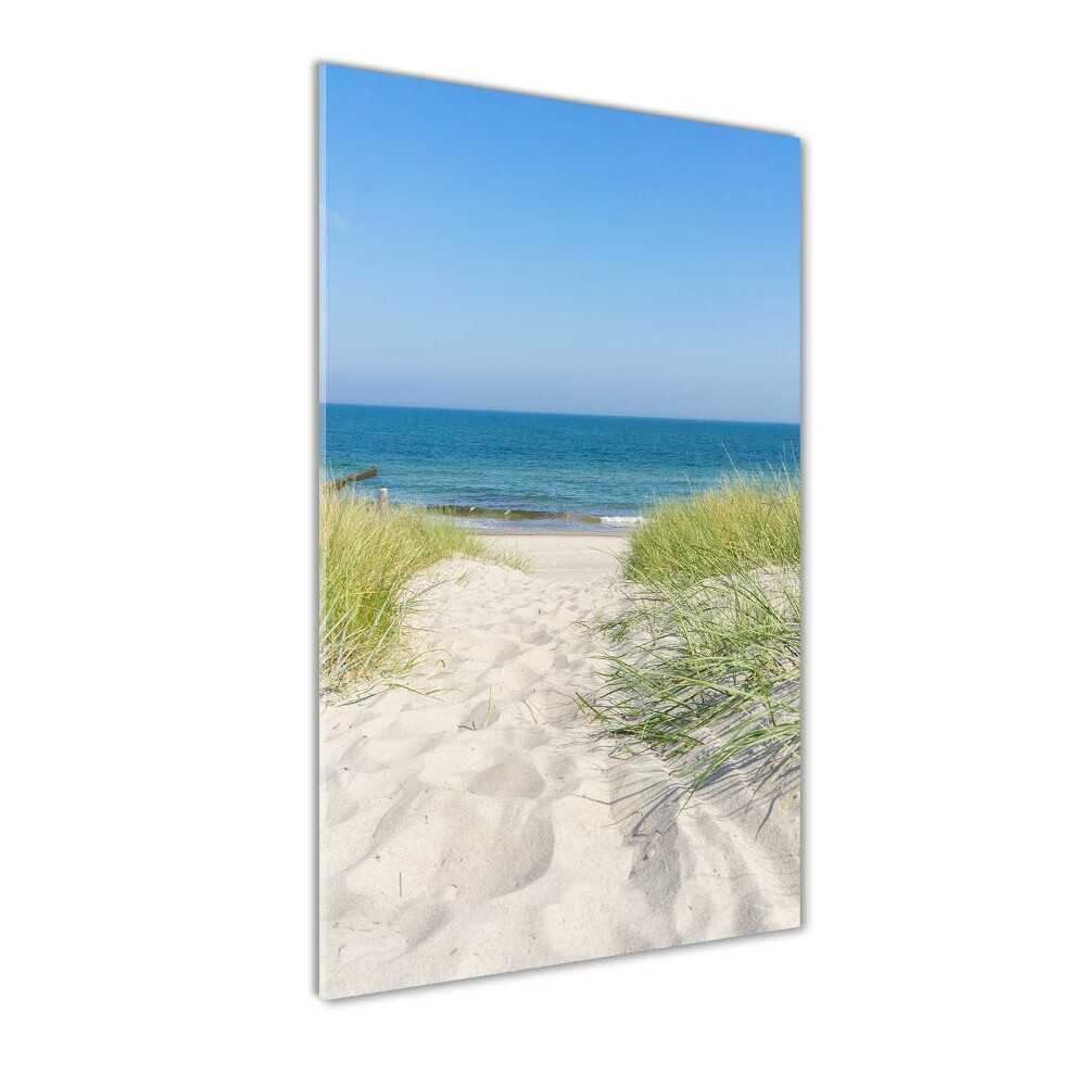 Tableau en verre Dunes en bord de mer