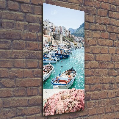 Tableau photo sur verre Sicile