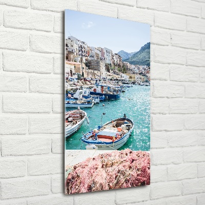 Tableau photo sur verre Sicile