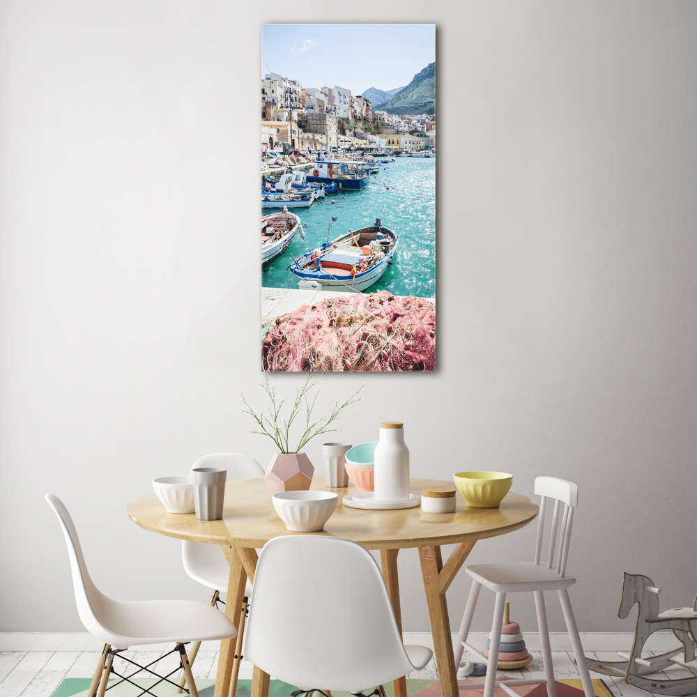 Tableau photo sur verre Sicile