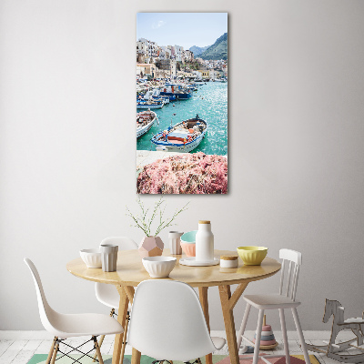 Tableau photo sur verre Sicile