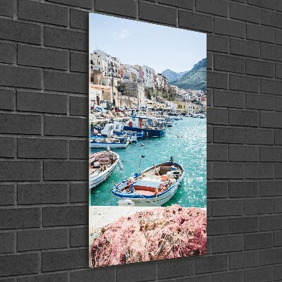 Tableau photo sur verre Sicile