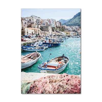 Tableau photo sur verre Sicile