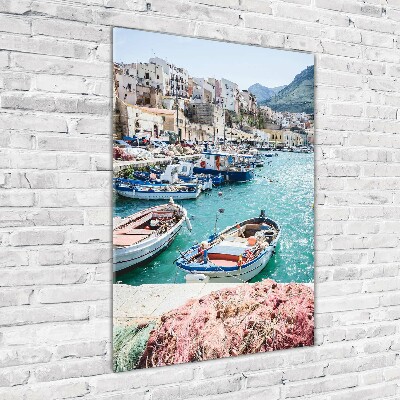 Tableau photo sur verre Sicile