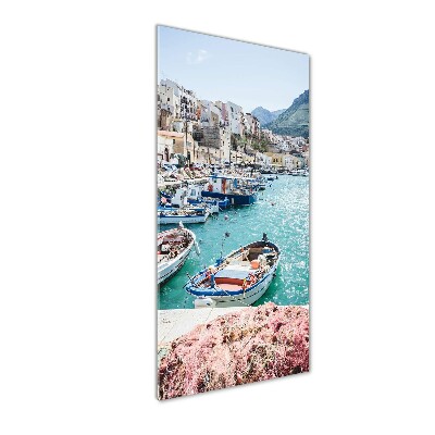 Tableau photo sur verre Sicile