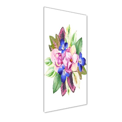 Tableau photo sur verre Bouquet de fleurs