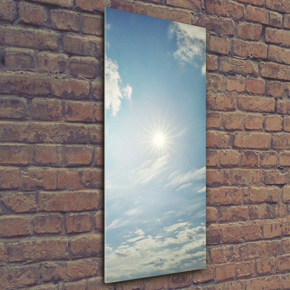 Tableau photo sur verre Soleil dans le ciel